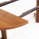 Vintage Danish round extendable dining table from the 1960s, Denmark.