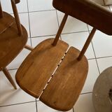 Set of 2 Tapiovaara wooden chairs