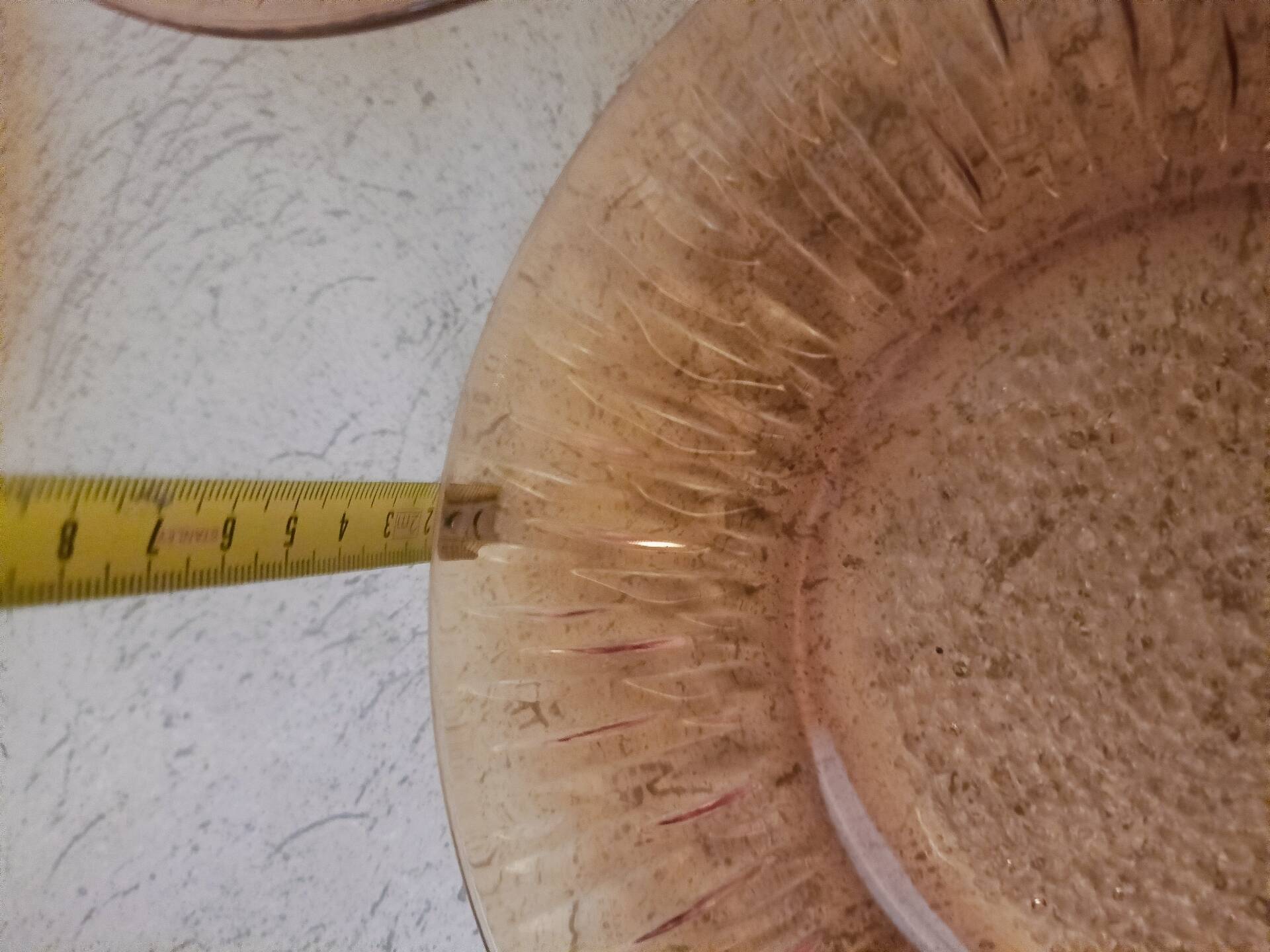 Twelve amber sunflower plates Vereco