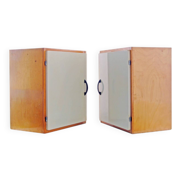 Armoires de cuisine en bois vintage des années 1960 – Design du milieu du siècle
