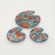 Bottle Coaster Painter's Palette Multicoloured Ceramic Pop