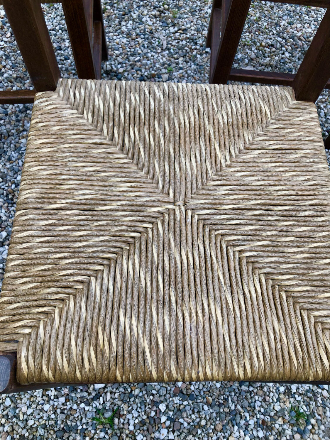 Brutalist mulched chairs series