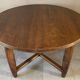 Vintage extendable wooden table from the 50s with independent extension