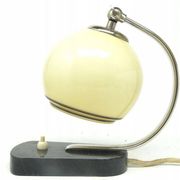 Art Deco bedside table lamp attributed to Josef Hurka for Napako, Czechoslovakia, 1950s