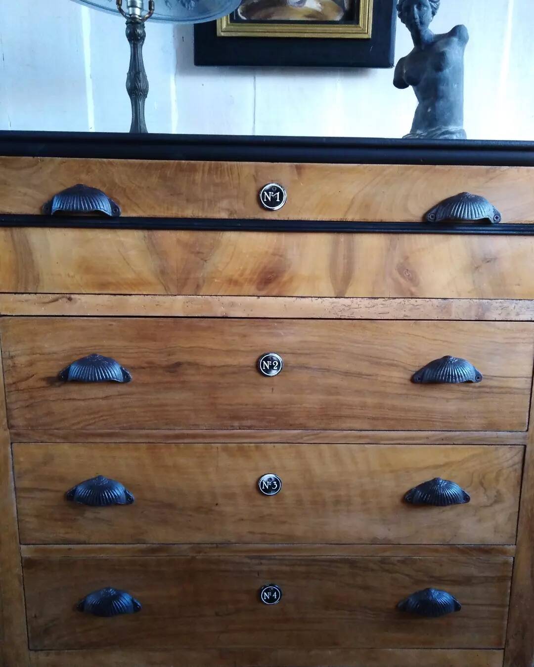 Louis Philippe secretary chest of drawers