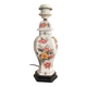Old Porcelain Lamp Rodez Floral Decor Vintage Table Base Vintage