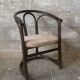 Set of 4 midcentury bentwood bamboo Dutch dining chairs, Rohe Noordwolde 19