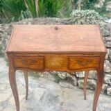 Louis XV style solid wood sloping desk.