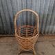 Panier en osier rotin vintage