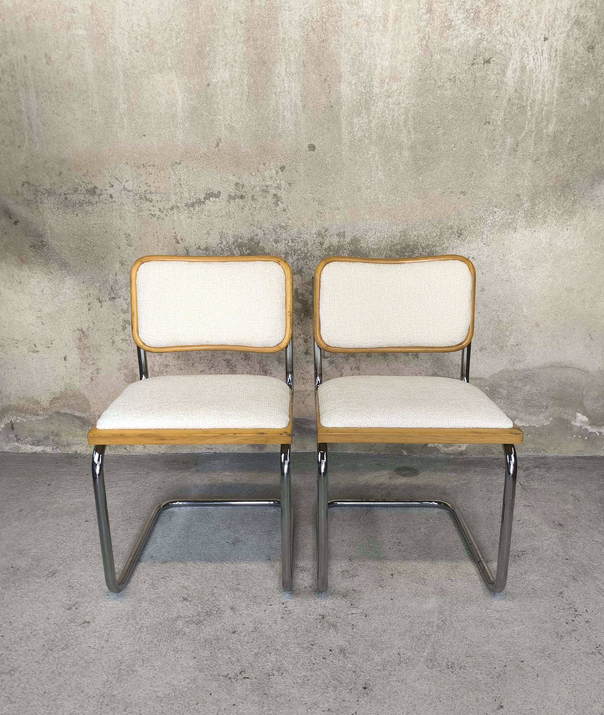 Vintage Breuer Cesca chair pair