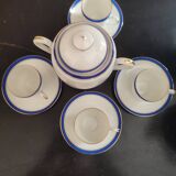 Service à café Porcelaine de Limoges 4 tasses