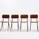 Set of 4 chairs by Ynske Kooistra for Marko Holland 1960s