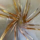 1,9kg Murano Glass "Centerpiece" 50cm Bowl Shell Element Murano, Italy, 1970