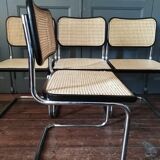 4 chairs Marcel Breuer B32 Cesca 1970