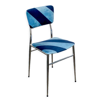Patchwork velvet chair