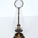 Victorian style chandelier, Brass candle holder with glass globe
