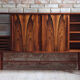 Danish highboard in brasilian rosewood by H. P. Hansen, 1960