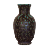 Large ceramic vase by Hubert guy, Potter in Accolay
