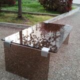 Table en verre