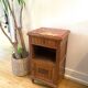 Small solid wood and marble sideboard