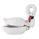 Porcelain swan box, 1960s, made in Europe