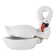 Porcelain swan box, 1960s, made in Europe