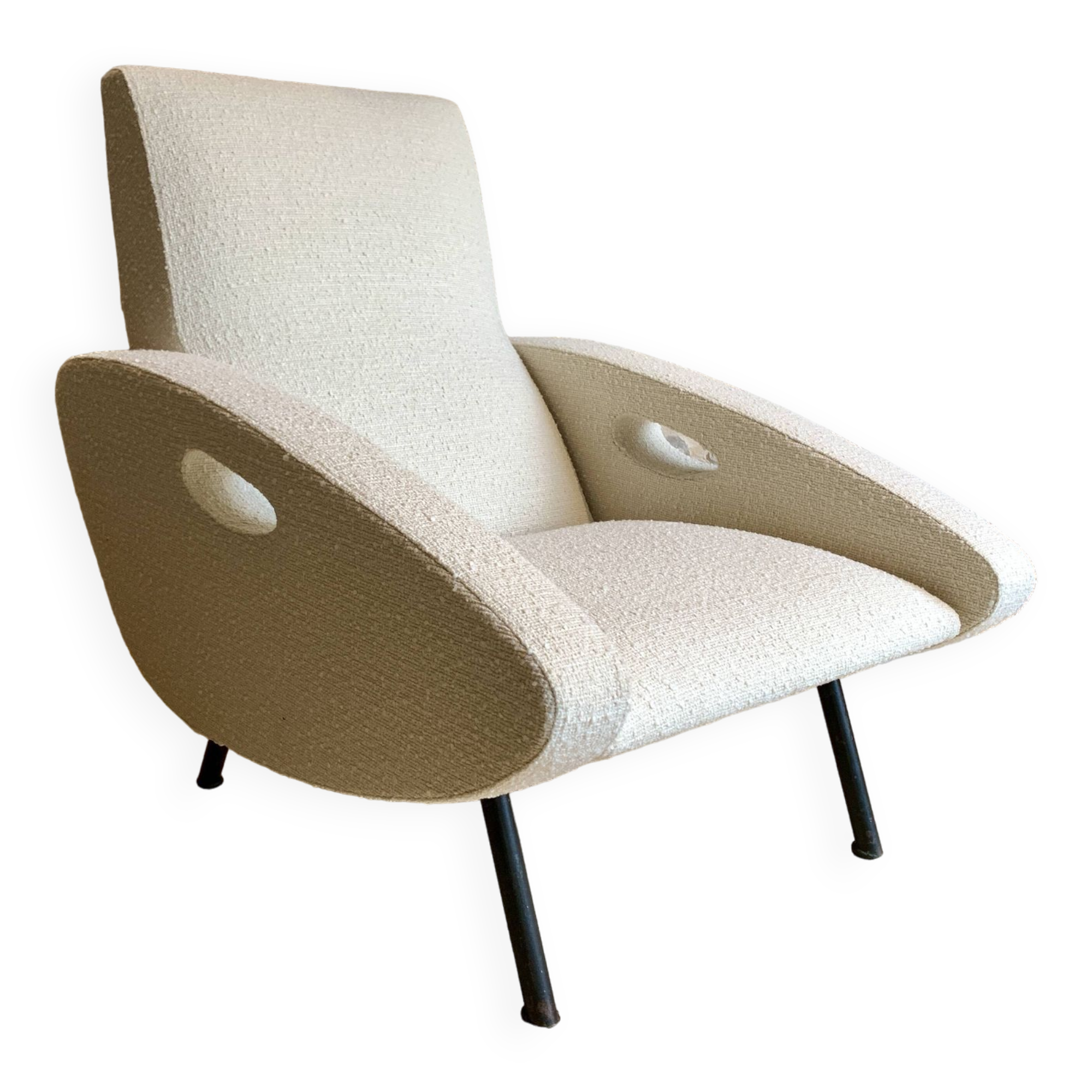 Armchair François Letourneur fully restored