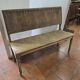 Banquette bistrot en bois , 120cms de long