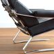 Leather lounge armchair by Reinhold Adolf for horn, 1960s