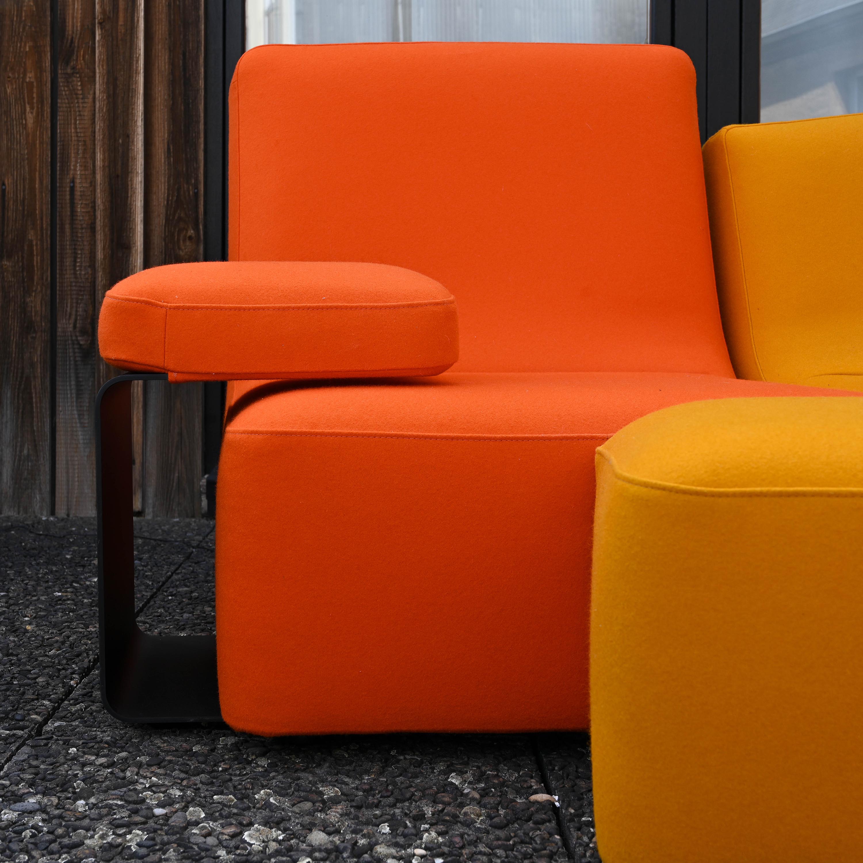 Modular sofa Confluences model " Toi et Moi Chair " designed by Philippe Nigro for Ligne Roset