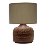 Glazed terracotta table lamp, circa 1965