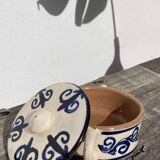 Blue and white ceramic candy dish/jewelry box