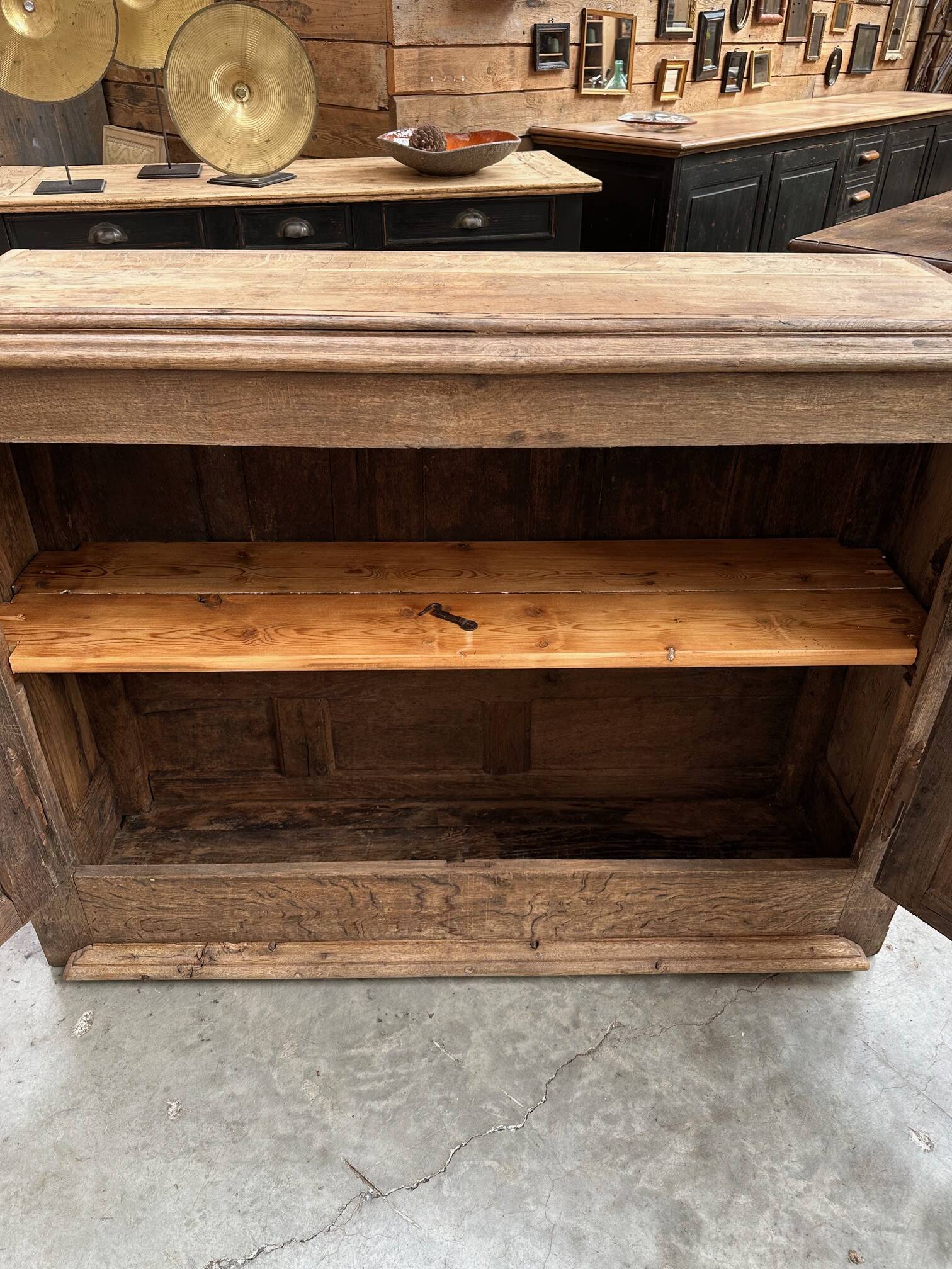 18th century country sideboard in solid oak