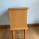 Vintage bedside table pencil feet