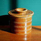 Vintage butter dish in Berry stoneware