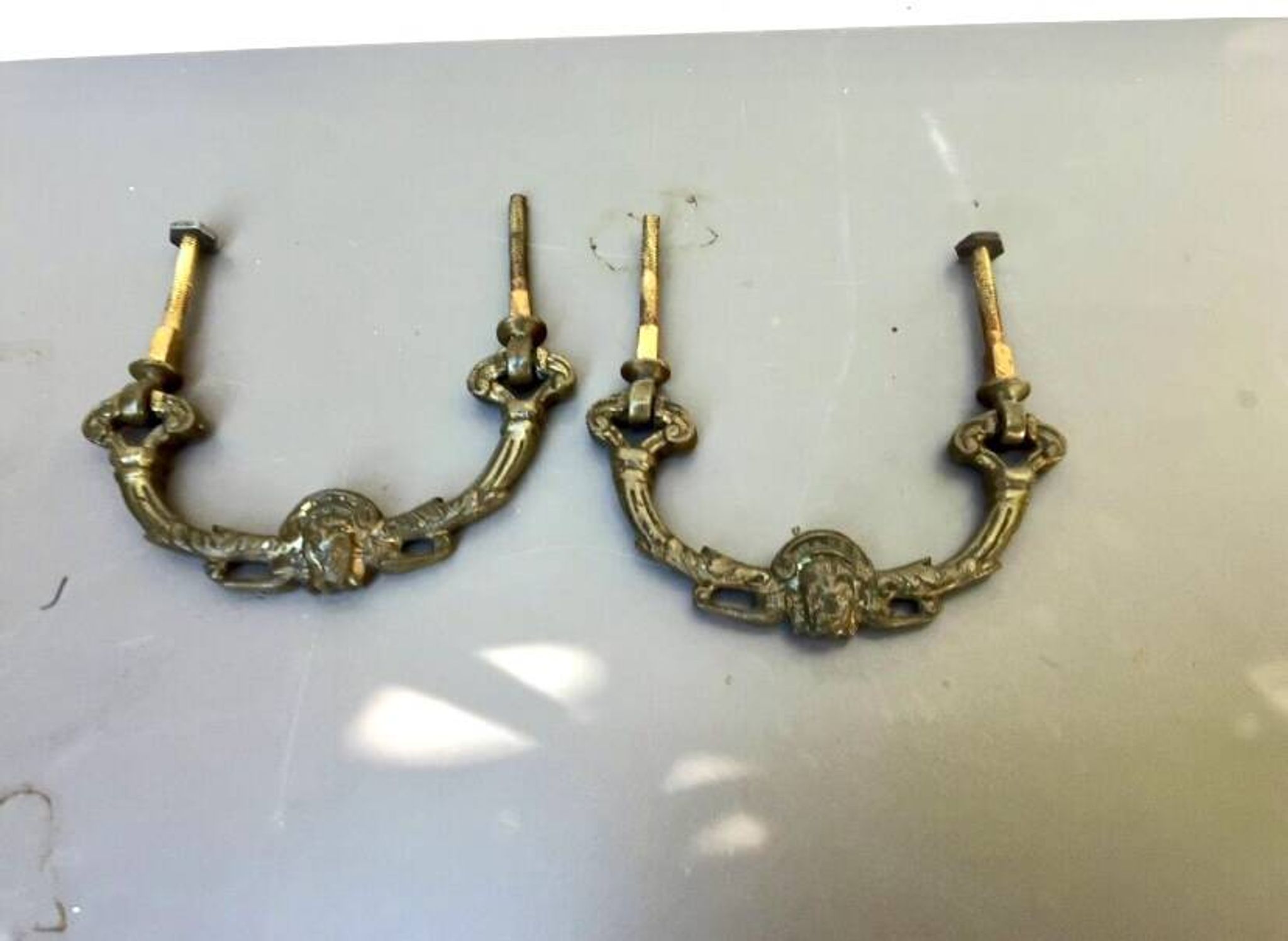 Pair of furniture handles
