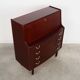 Mahogany secretary, Danish design, 1970s, manufacturer: PMJ Viby J