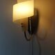 Pair of vintage wall lamps from the 1950s in brass.