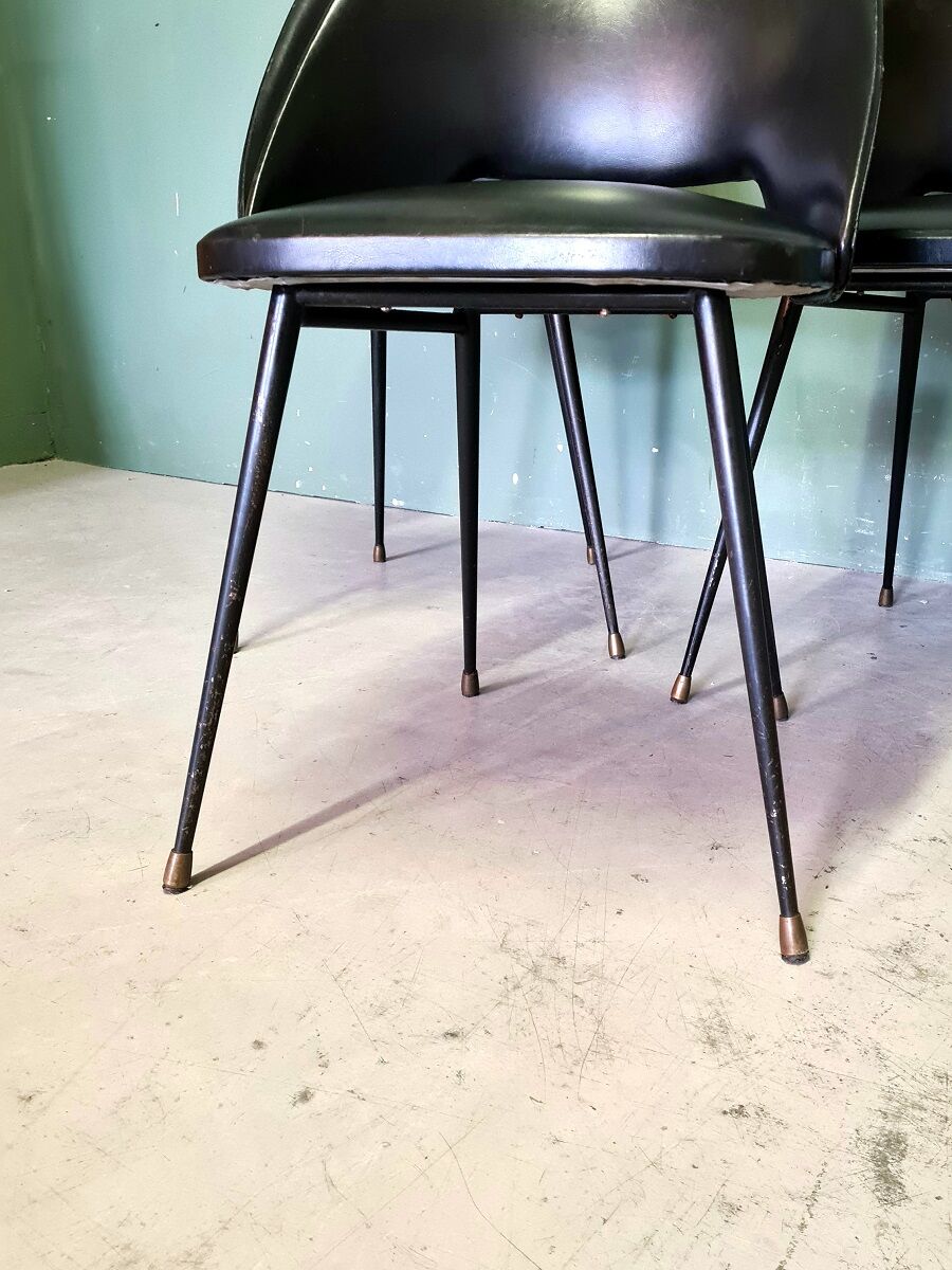 Set of 3 vintage chairs, 1950s