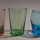 Vintage shooter shot glasses series of six assorted colors