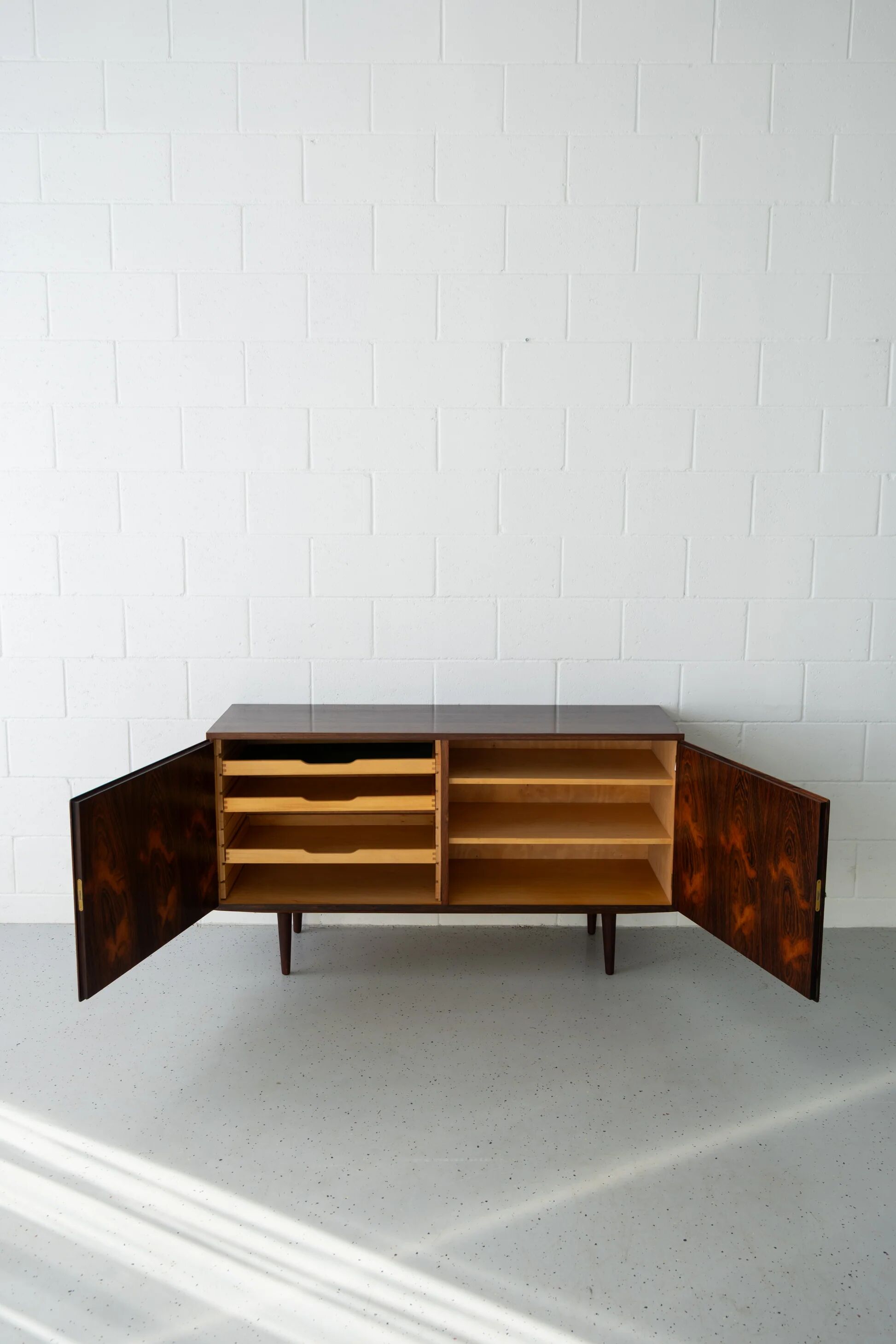 Danish rosewood sideboard by Poul Hundevad