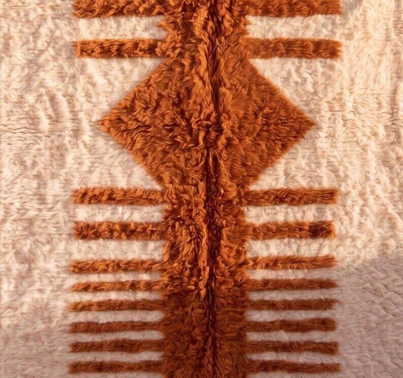 Berber carpet - Beni Ourain carpet - handmade 150/250 cm