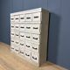 Old light grey workshop drawer cabinet with 25 drawers