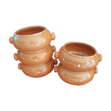 Set de 5 bols orangés empilables Gien