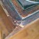 Small worker/sewing box in old carved wood