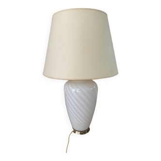 Lampe de table vintage design en verre de Murano