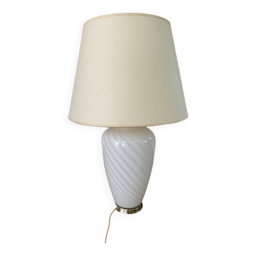 Vintage table lamp Murano glass design