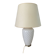 Lampe de table vintage design en verre de Murano