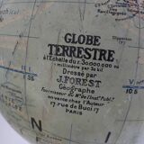 Large terrestrial globe