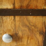 Chest of drawers art deco in walnut